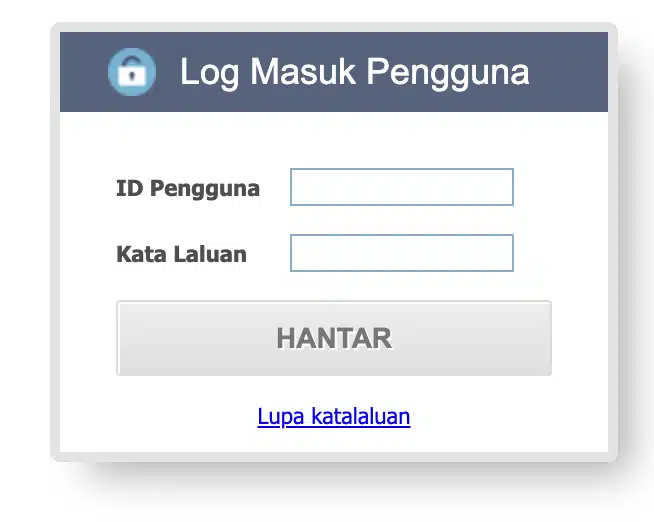 Login ke Dalam APDM